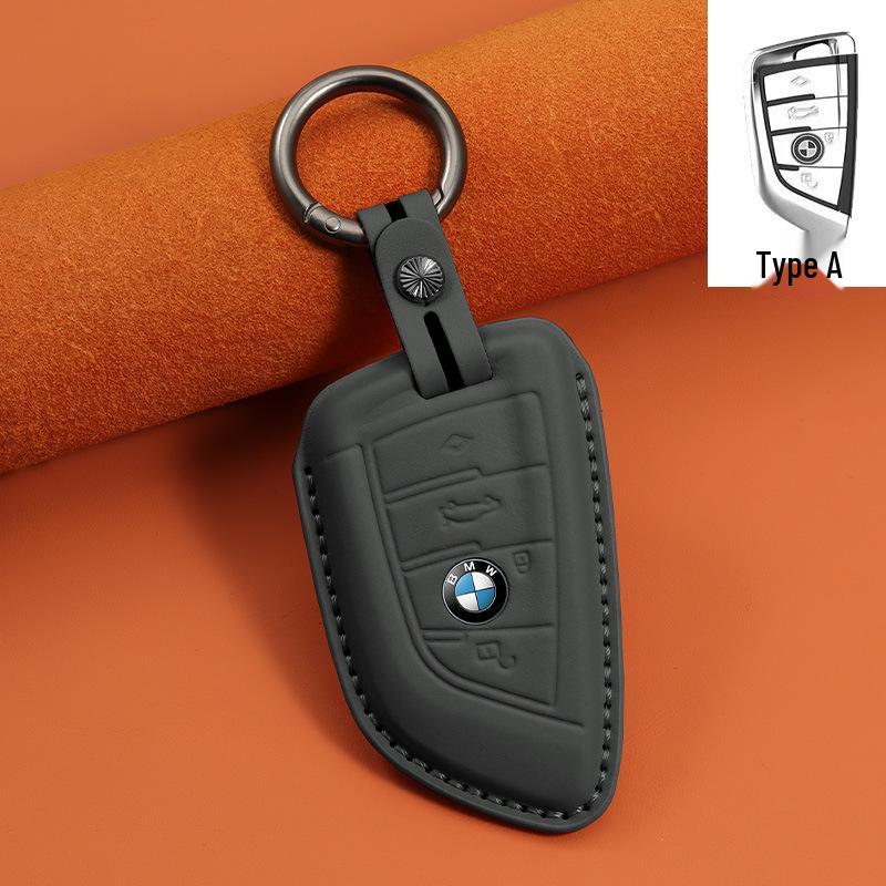

Верхній шар Коров яча шкіра Чохол для ключів для серій BMW 1, 3, 5, i3, x1, x3, x5, ix3