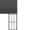 Wall Mounted Pergola 3x6 m Anthracite Fabric
