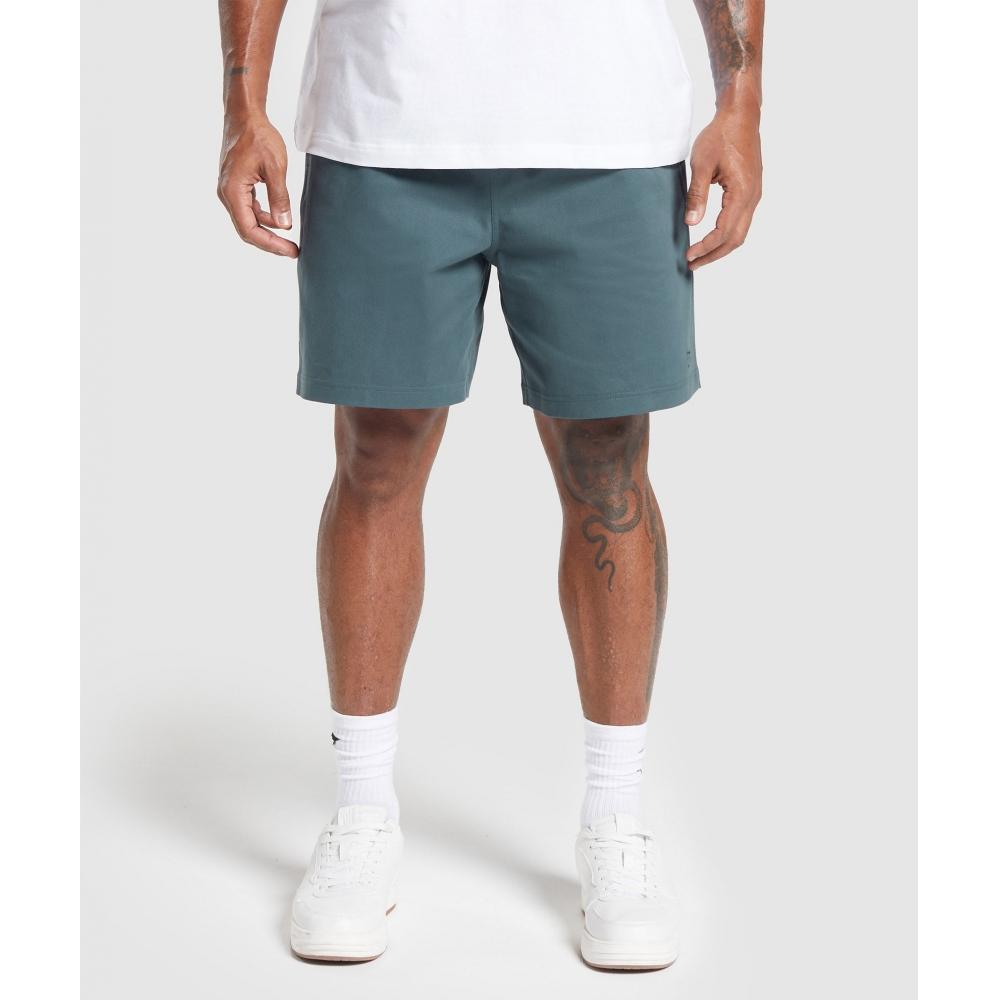 

GYMSHARK Rest Day Тканые шорты Дымчато-бирюзовый A5A1U TBJ2