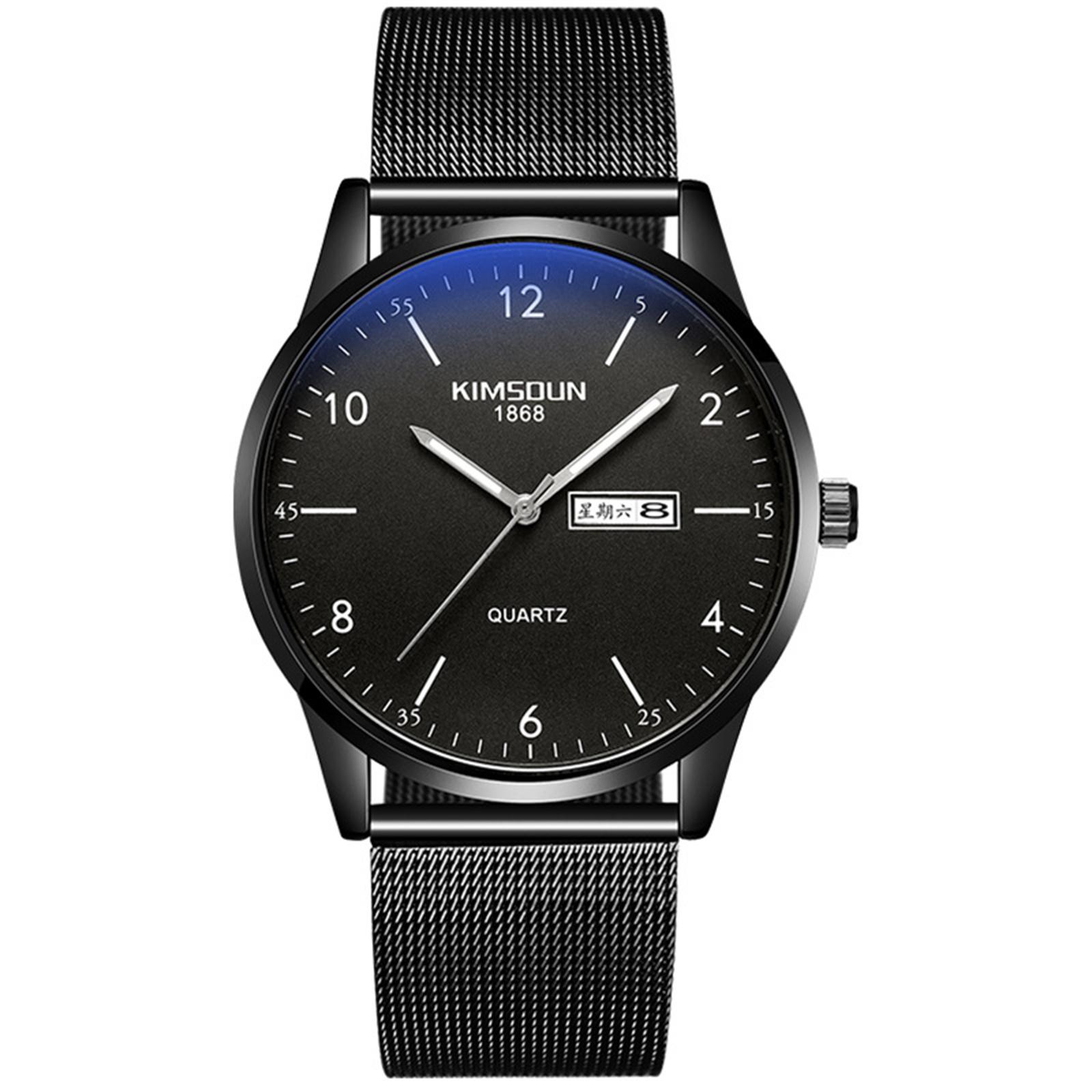 

Мужские водонепроницаемые светящиеся наручные часы-будильник для бега One Size