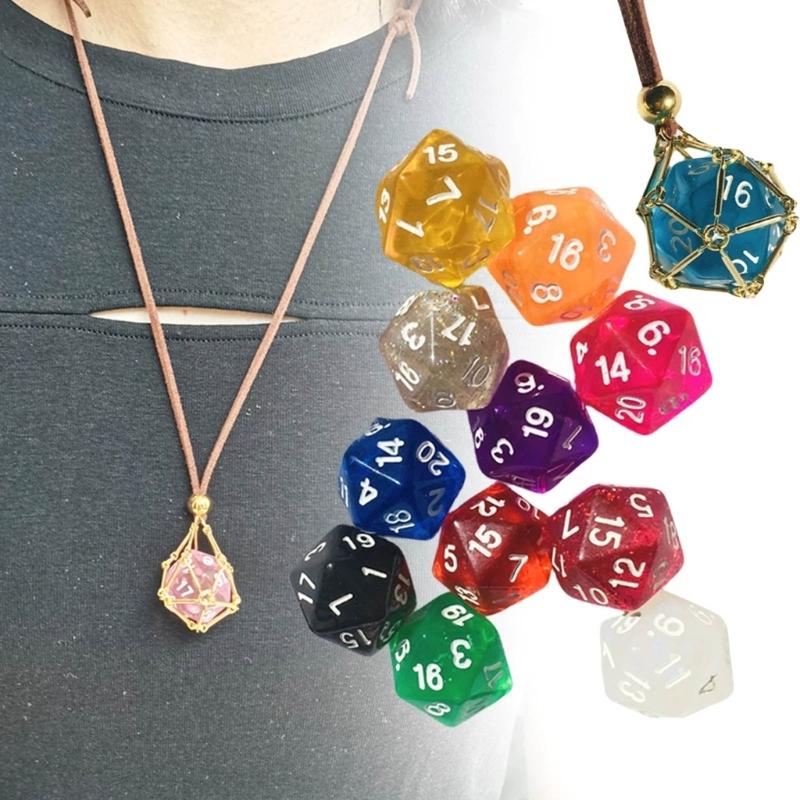 Trendy Cage Holder Necklace with Interchangeable Crystal Rope Pendant Fashionable Crystal Stone Accessory for Women