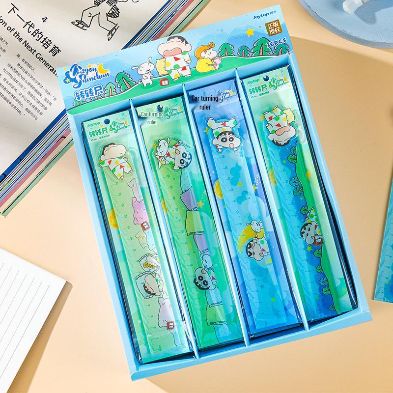 

Crayon Shin-chan Cartoon Acrylic Ruler - Cute Student Measuring Tool and Learning Stationery 15cm