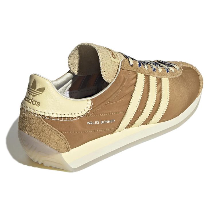 Wales Bonner X Adidas Country Mesa Easy Yellow Unisex Sneakers Tan Cream-White GW1388