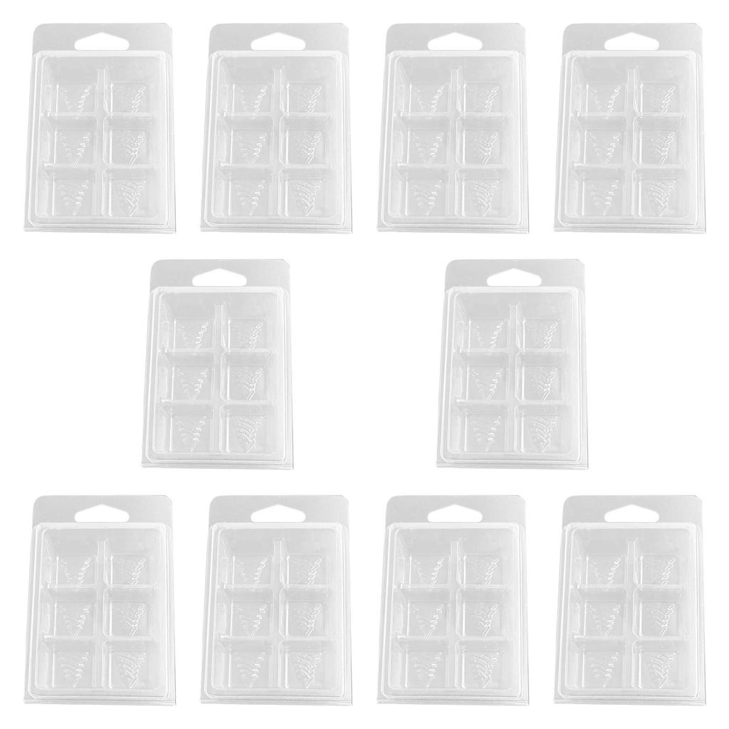 Candle Making Supplies Moulds Leakproof Plastic Clamshells Christmas Tree Mold for Festive DIY and Craft Projects