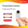 360° Magnetic Thumb Camera: Upgraded WiFi Sports, Pet, and Travel Recorder