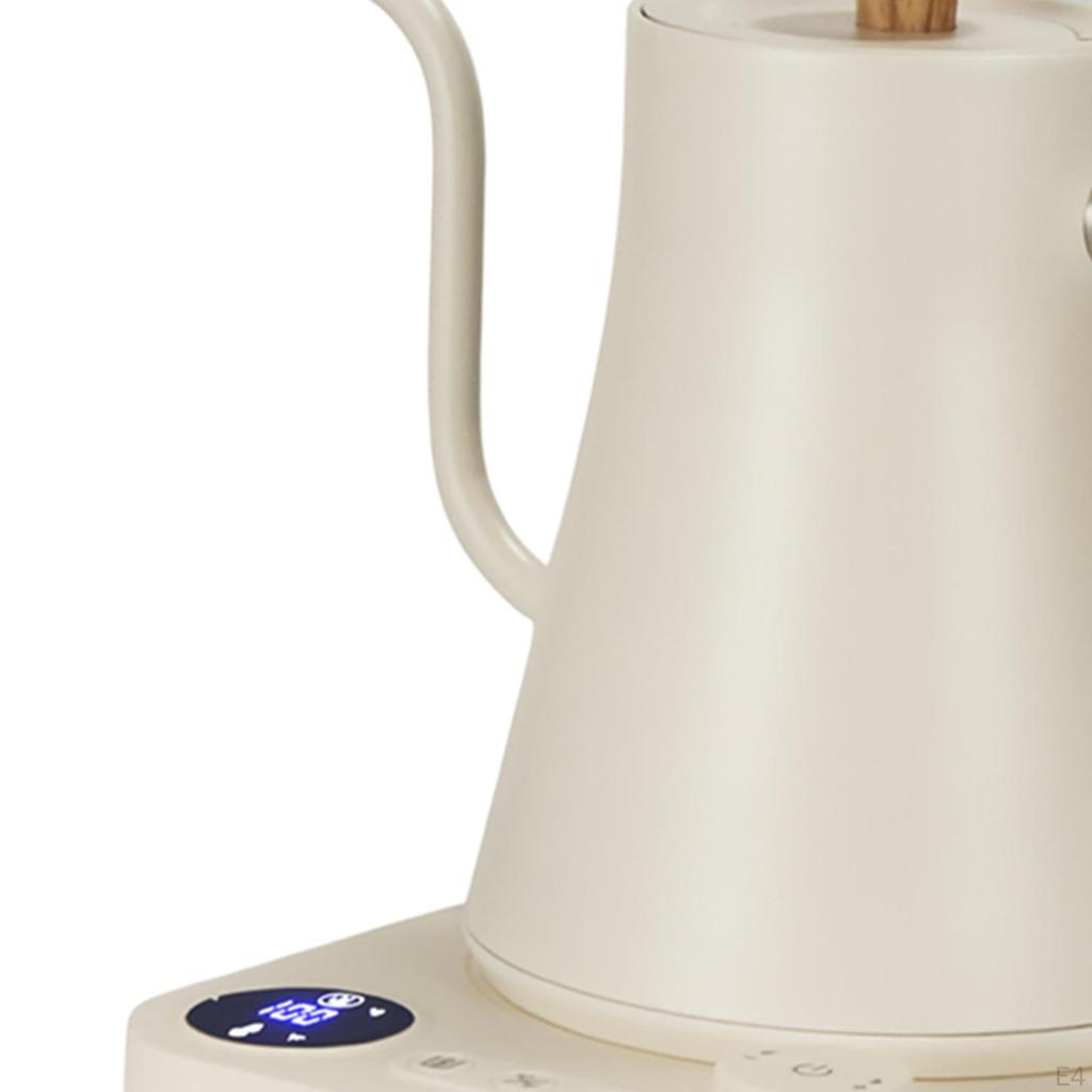 Gooseneck Electric Kettle Coffee for Outdoor Camping Picnic black