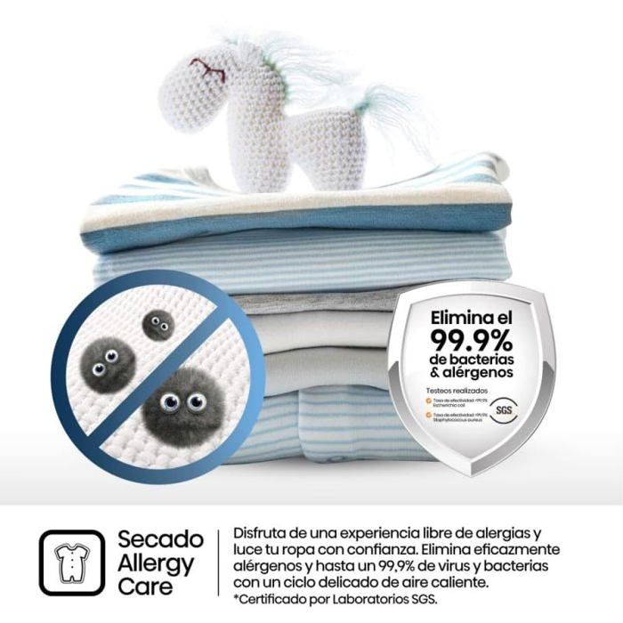 Sèche-linge avec pompe à chaleur - Hisense - DHQE800BW2 - 8 kg - A++ - Hublot - Noir - Grand écran - 16 programmes