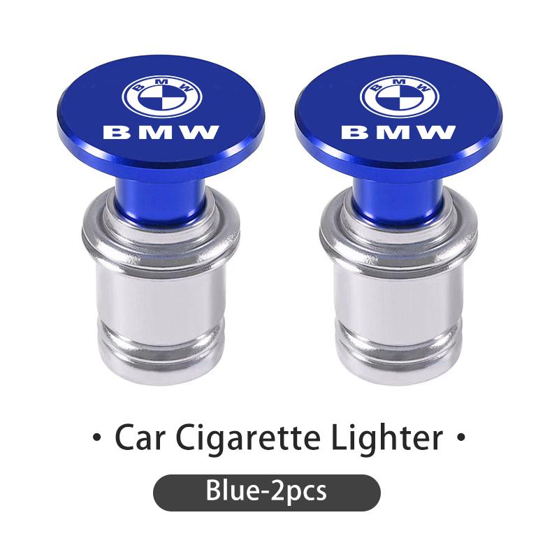 Für BMW 1/2 Stück Auto Zigarettenanzünder Kappe Aluminiumlegierung Staubschutzabdeckung X1 X2 X3 X4 X5 X6 X7 G20 G30 6GT E46 E90 E60 F10 E39 M3