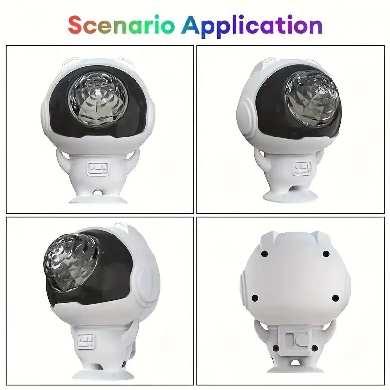 Lumină proiector de Crăciun cu fulgi de zăpadă pentru festivități - alimentat prin USB, lumină rotativă cu LED-uri pentru scenă, iluminat în aer liber de vacanță, fără baterie