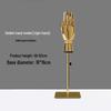 Electroplated Jewelry Display Stand: Mannequin Hand for Clothing Store Window, Glove Rack, and Ornament Display
