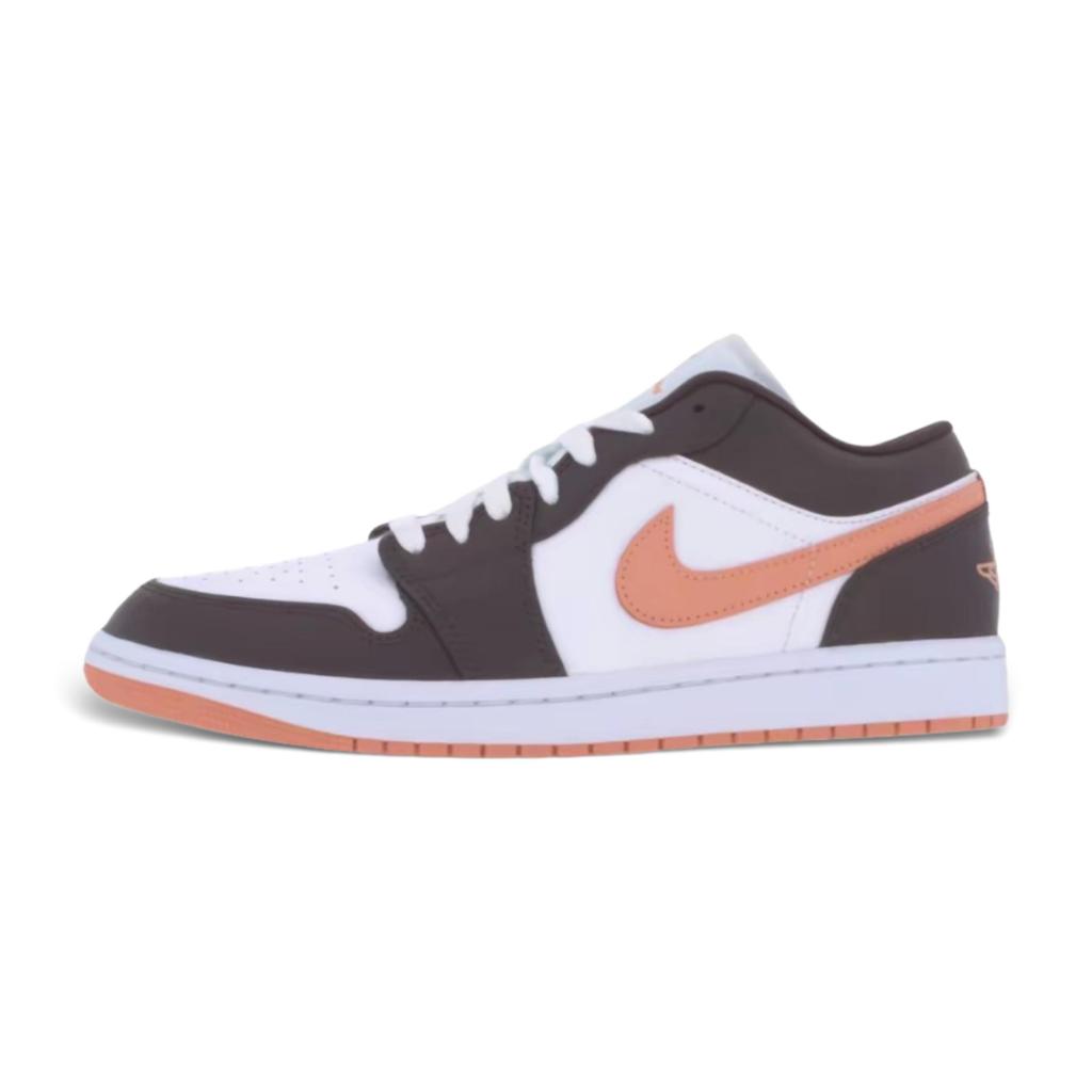 Jordan Air Jordan 1 Vintage Basketball Shoes Unisex Low top Red/White/Gold DC0774-182(Team889-)