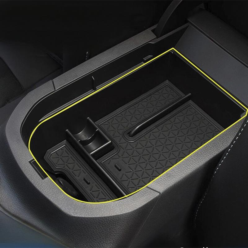 For Toyota RAV4 XA50 2019~2025 RAV 4 Hybrid Car Armrest Storage Box Console Dashboard Sundries Tidying Tray Interior Accessories