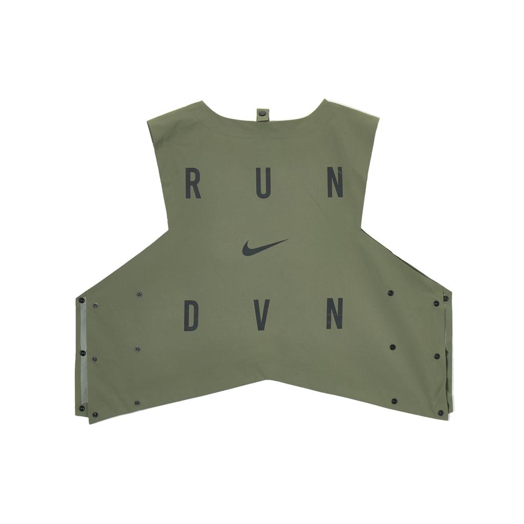 Nike Storm-FIT Run Division Reversible Hooded Jacket With Logo Print Women Jacket Olive-Green DV1247-222