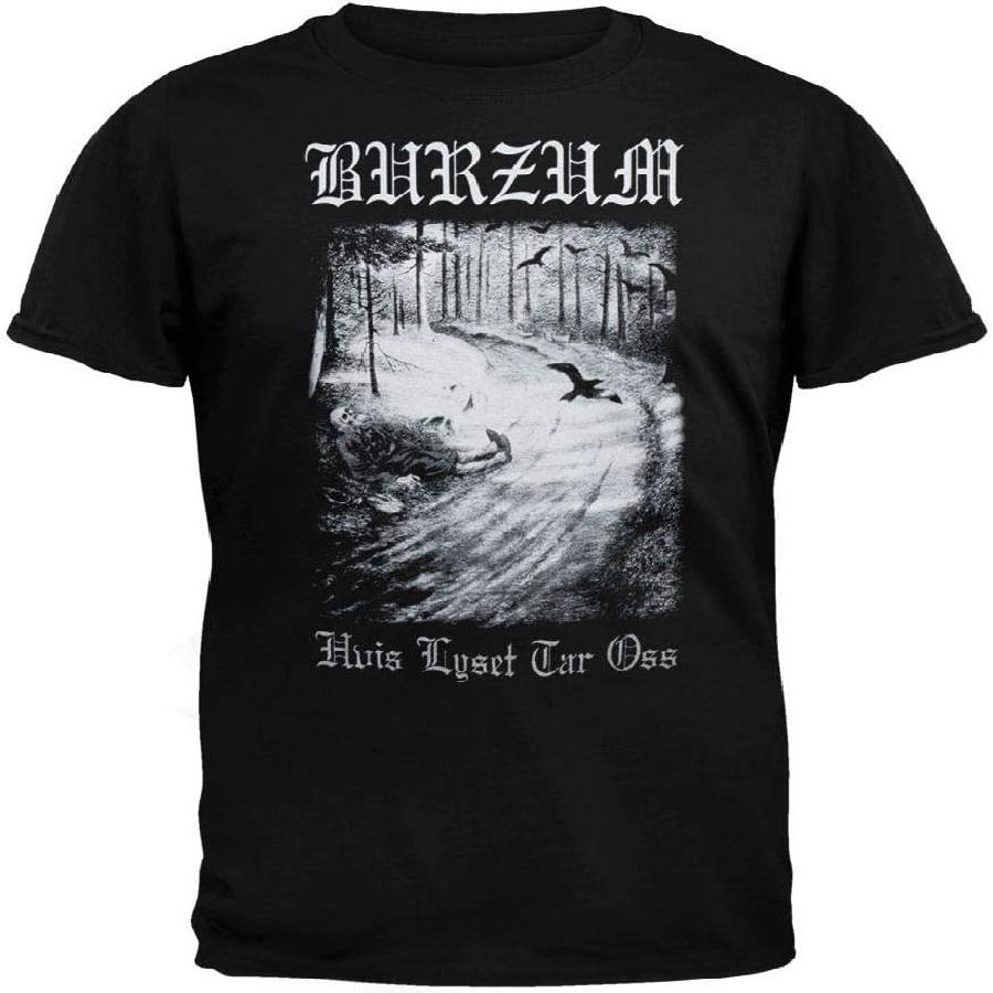 Burzum - Мужская футболка Hvis Lyset Tar Размер Medium Черный S