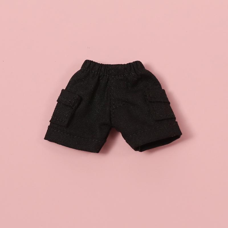 Handmade Ob11 Doll Pants Clothes Doll Grid Pattern Jeans Shorts Doll Accessories For Penny, Molly, Obitsu11,Gsc 1/12 Bjd Dolls