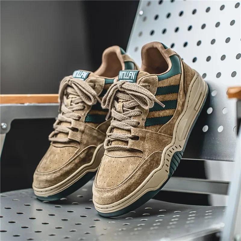 Zapatos Casuales Clásicos de Cuero Transpirables para Hombre Zapatillas de Moda Masculina Mocasines Zapatillas para Correr Ligeras para Caminar Zapatos Deportivos