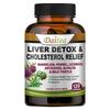 Liver Detoxification Soothing Capsules Milk Thistle and Dandelion Promote Lipid Reduction and Immune Enhancement 120 Capsules