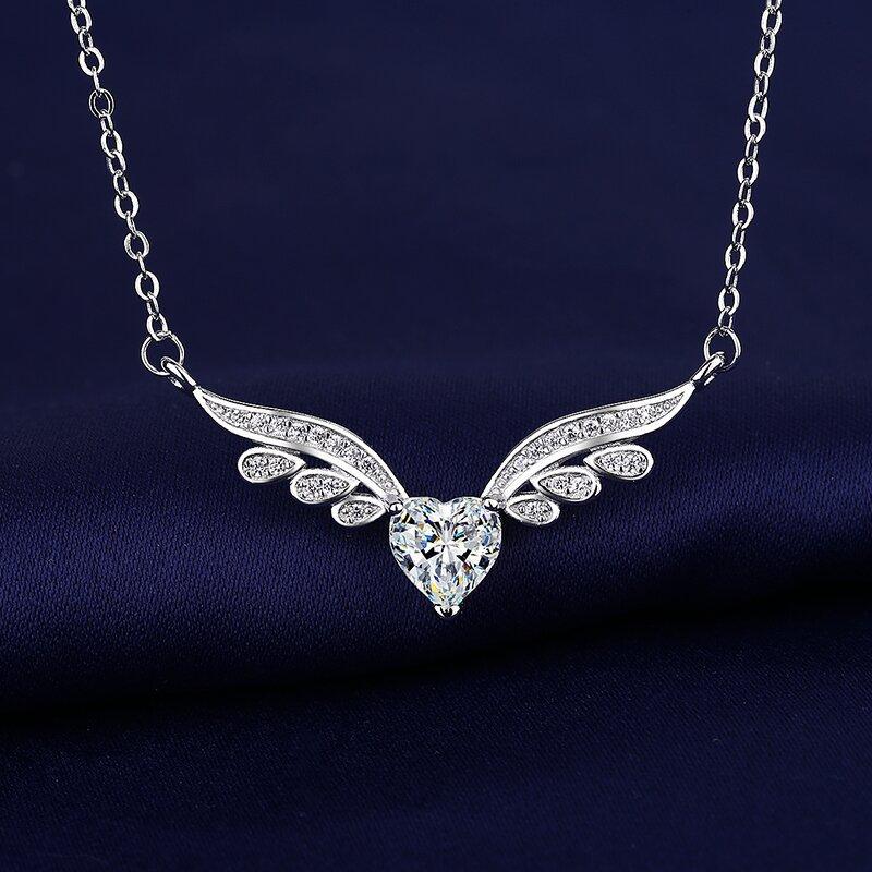 New Fashion 925 Sterling Silver Jewelry Round Zircon Pendants Necklaces Women Fine Semi Rhinestone Circle Clavicle Chain Choker