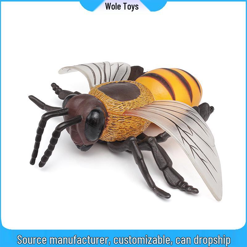 Children's Large Wild Insects Cognitive Simulation Toy - Bee, Wasp, Hornet Model Decoration