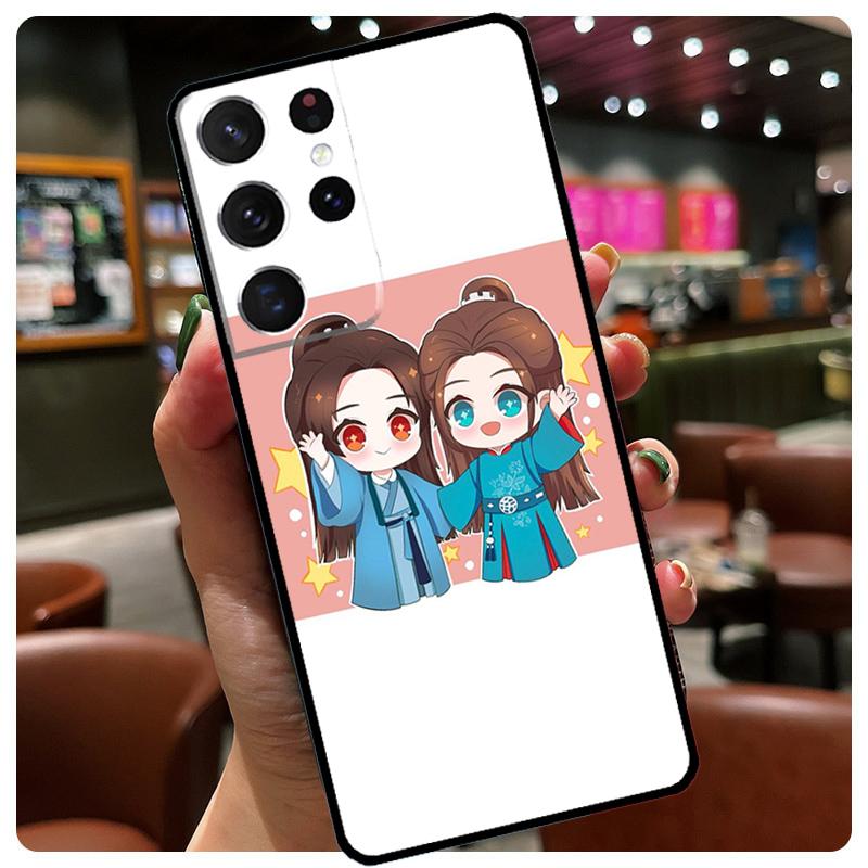 WORD OF HONOR Chibi Handyhülle Für Samsung Galaxy S24 Ultra S20 S21 S22 S23 S25 Ultra S9 S10 Plus S25 FE Hülle