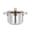 22cm Verdickter 304 Edelstahl Kochtopf