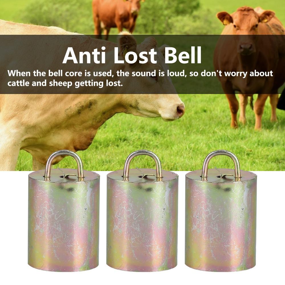 3Pcs Sturdy Alloy Livestock Bell Alloy Sheep Bell Long Service Livestock Supplies Cattle Prevention