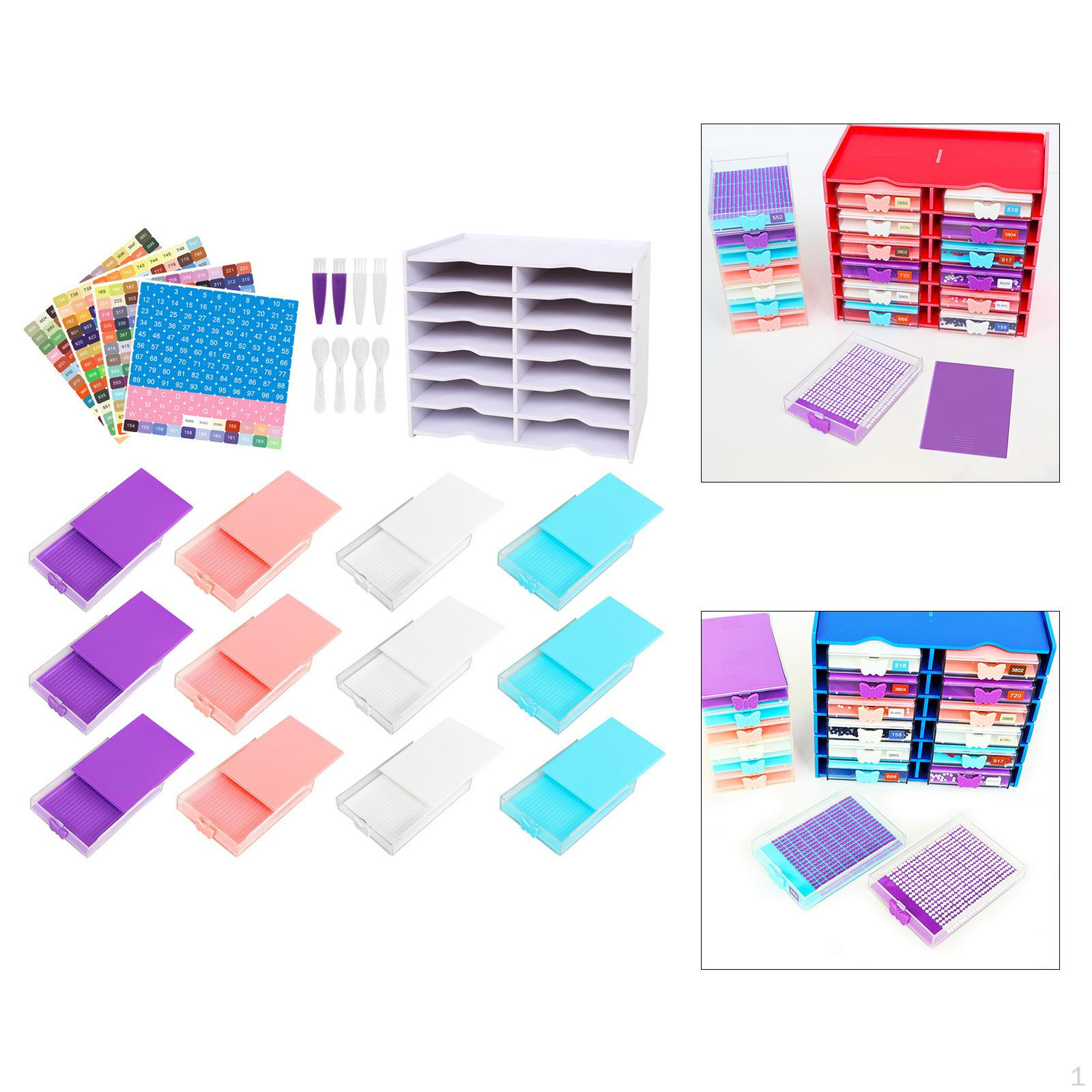 

12 шт. Подставка для страз с алмазными картинами, держатель, воронка, ряд сверл