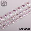 Popular Style New 3D Waterproof Nail Sticker Plastic UV Free Nail Wraps Toe Wraps