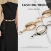 Niche Design Hollow Metal Waist Chain Women's High-end Temperament Dress Accessories Light Luxury Fashionable Belt Women