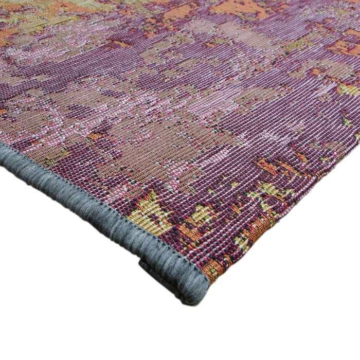 Vintage Brown Multicoloured Indoor Outdoor Rug 160x230