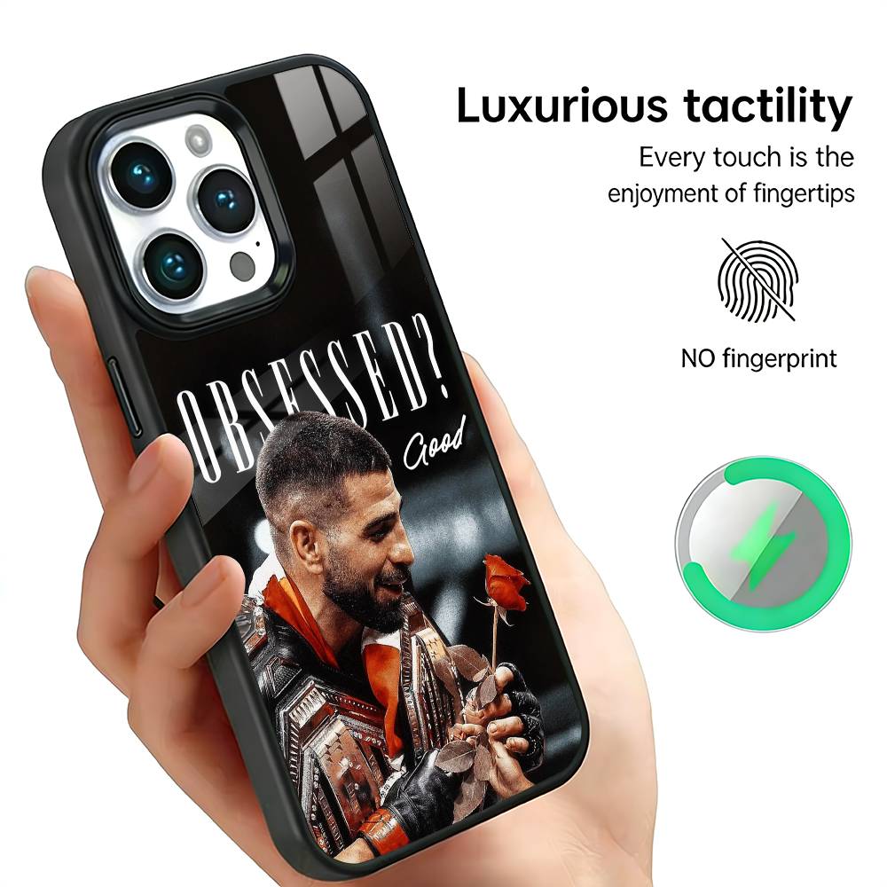 Boxing I-Ilia T-Topuria Phone Case For iPhone17,16,15,14,13,12,11 Plus,Pro Max, New Magnetic Wireless Charging