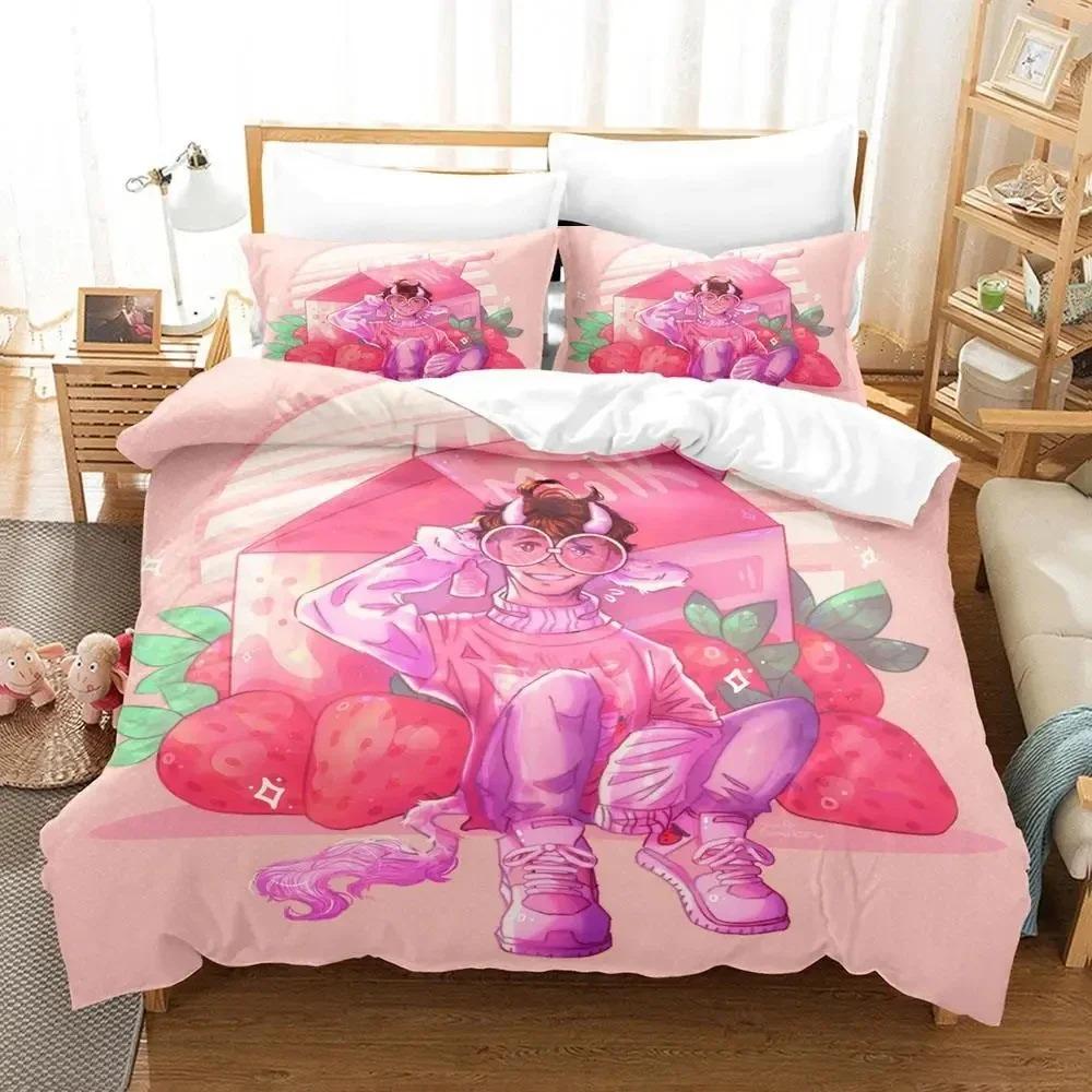 Cartoon GeorgeNotFound Bedding Set Duvet Cover Bed Set Quilt Cover Pillowcase Comforter King Queen Size Boys Adult Bedding Set