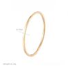 Minimal 0.7mm Ultra-fine Plain Ring Ring Does Not Fade Titanium Steel Ring Women's Niche High-end Jewelry