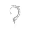 Gold Silver Color Metal Wings Ear Clips Luxury Pretty Earrings Without Piercing Zircon Ear Cuff for Women Fashion Jewelry Gifts
