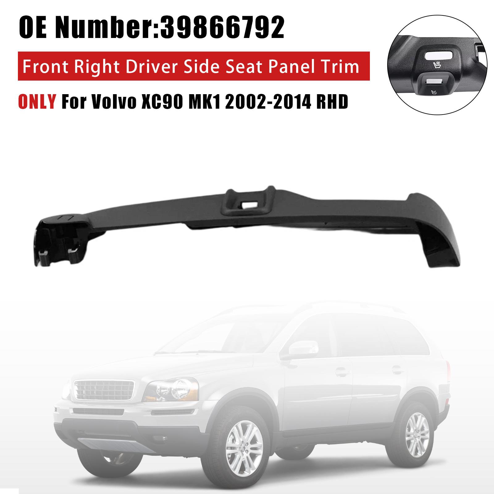Front Right Driver Side Seat Panel Trim 39866792 For Volvo XC90 MK1 2002-2014