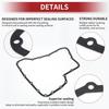 ACROPIX Car Oil Pan Gasket Car Transmission Oil Pan Gasket Engine Oil Pan Gasket Seal No.3139731X0A for Nissan Versa 2007-2012