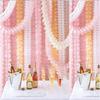 Color Four Leaf Clover Paper Garlands Craft For Wedding Garden Birthday Party Baby Shower Party Decoration Supplies Home