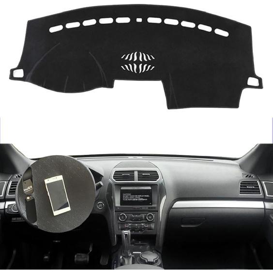 Fit for Ford Explorer 2011-2018 LHD,Car Dashboard Cover,Non-Slip Pad Carpet,Dashboard Center Console Cover Dash Mat,Dash Cover mat