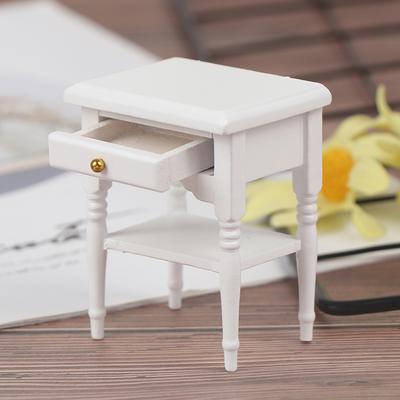 1 Stück 1:12 Puppenhaus-Miniaturmöbel, Nachttisch, Puppenhaus, Zimmerdekoration