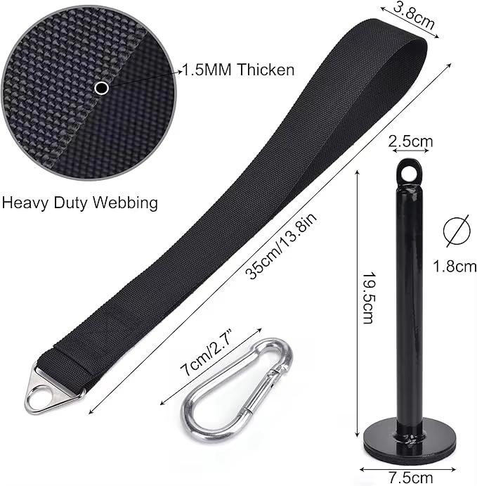 Fitness Arm Wrestling Training Strap Forearm Wrist Strengthener Arm Blaster Hand Grip Band For Gym Cable Machine WeightLifting