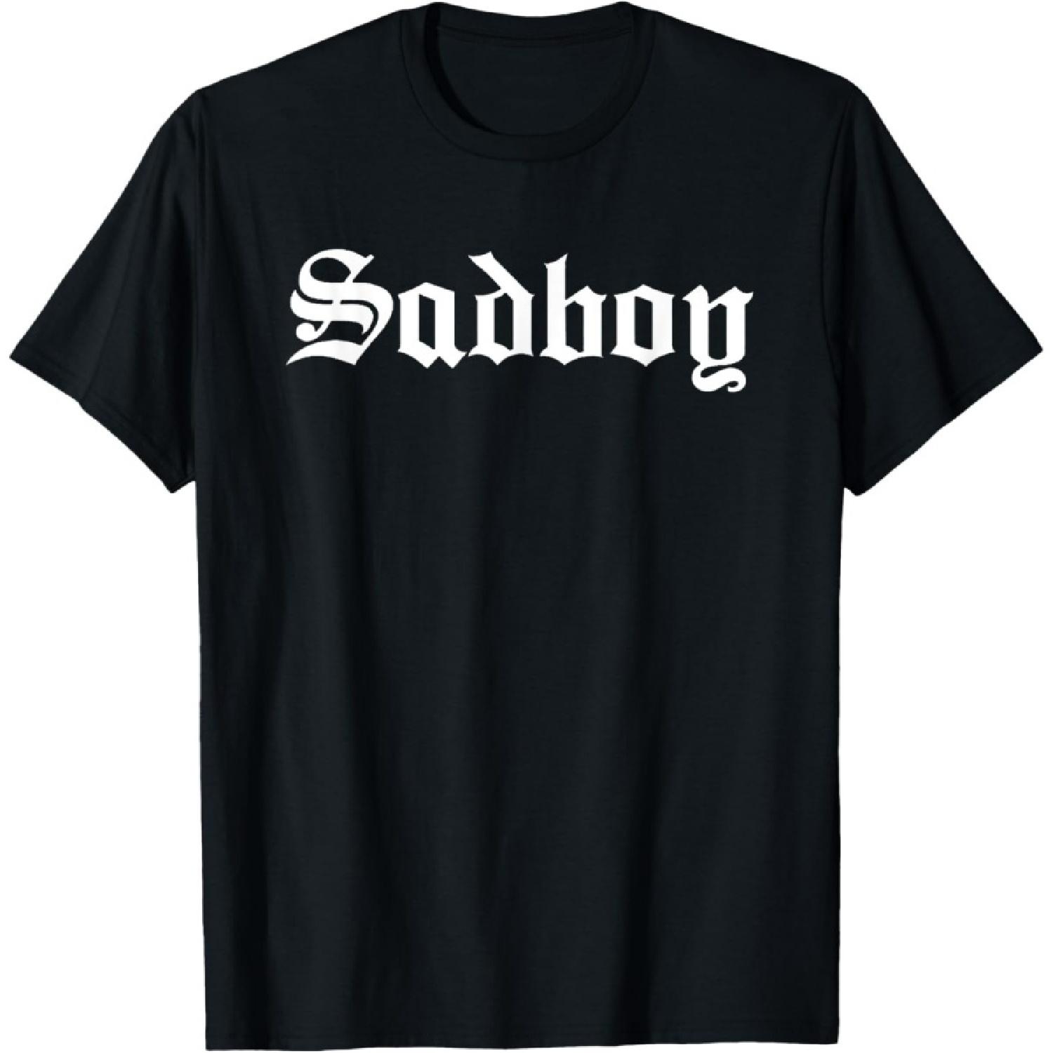 Sad Boy Sadboy Old English Typography T-Shirt(1) XXXXXL