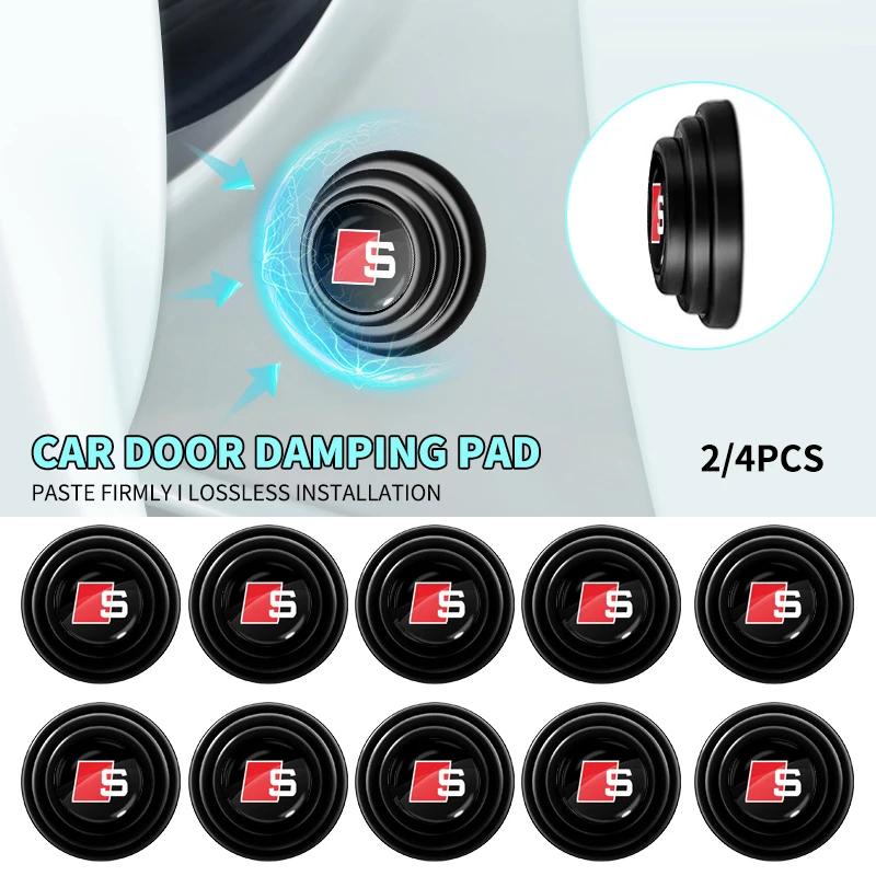 

2025 Накладки силиконовые противоударные на двери автомобиля, внешние аксессуары, декор для Audi S3 S4 A3 A4 A5 A6 A7 A8 Q2 Q 2pcs
