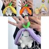 Adorable Fruity Rabbit Plush Keychain Cute Pineapple Grape Strawberry Carrot Dolls
