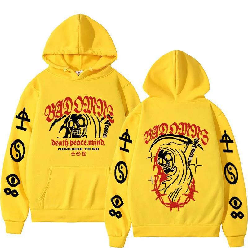 Bad Omens Rock Band Music Tour Print Hoodie Autumn Sweatshirt Men Womnen Fashion Brand Design Pullover Men's Fleece Hoodies