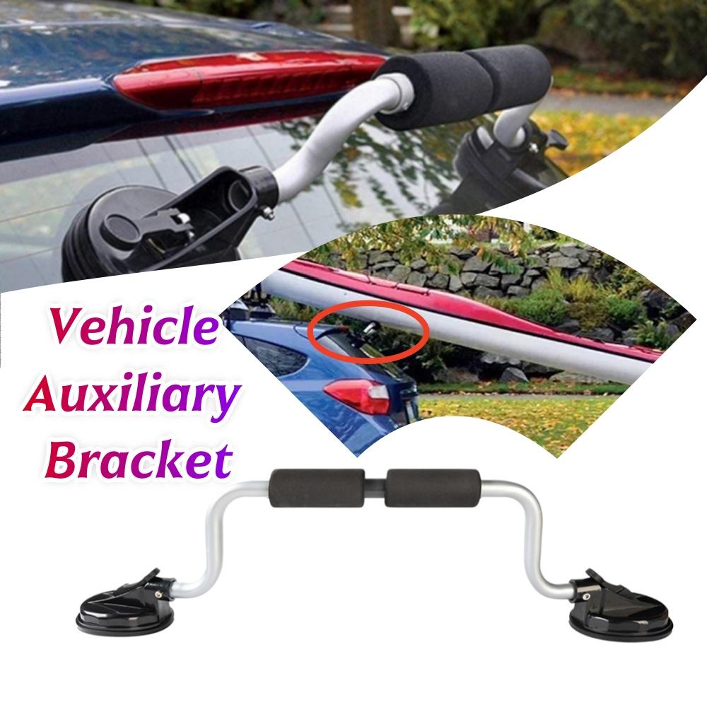 Kayak Boat Roller Suction Cup Type Load Assist Strong Suction with Foam Rollers for Mounting Kayaks and Canoes To Car Tops-Black