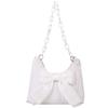 Stylish Urban Cotton Mini Handbag With Bow Knot For Women Soft Box Shape