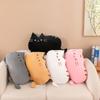 Cute Cat Sofa Throw Pillow Comfortable Soft Cute Bedside Waist Biscuit Cat Chair Cushion Lunch Break Lying Pillow