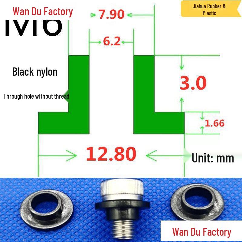 T-Shaped Nylon Insulating Bushing Spacer for M3-M35 Threads