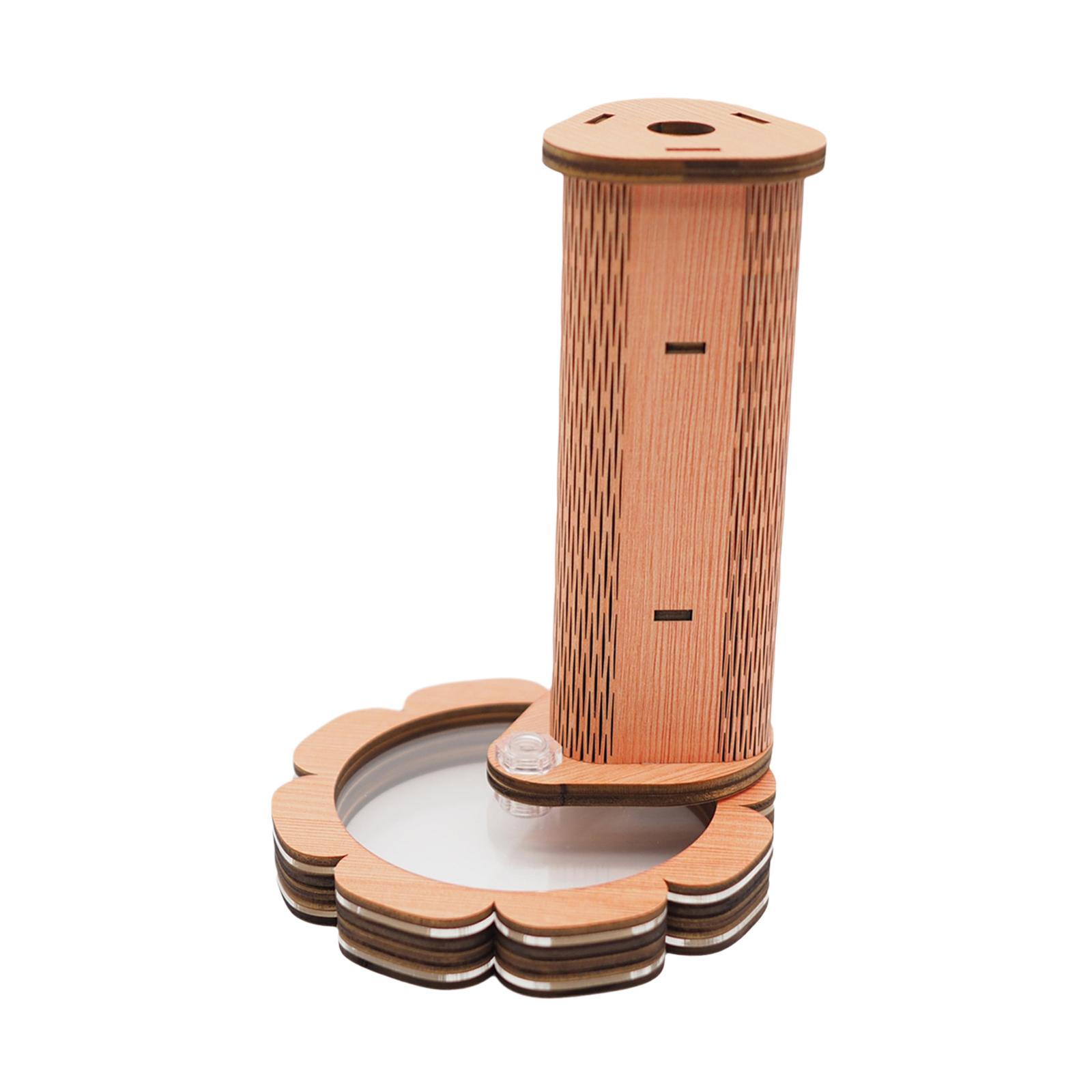 

Wooden DIY Kaleidoscope Kits Rustic Kaleidoscope Toy Educational Toys Rotating Kaleidoscope Making Set for Girls Adults Gift