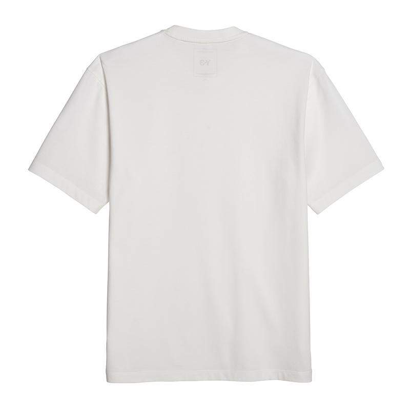 Y-3 Short-Sleeve Tee Core White Unisex Tops JD9829